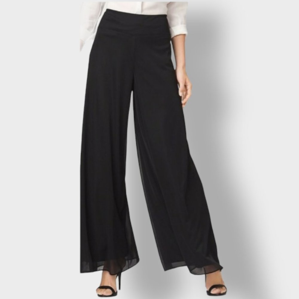 Dress Barn Black Wide-Leg Palazzo Pants